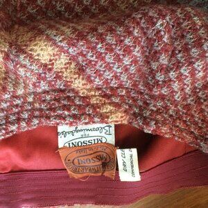 Missoni Vintage (1970s) Plaid Skirt S/M